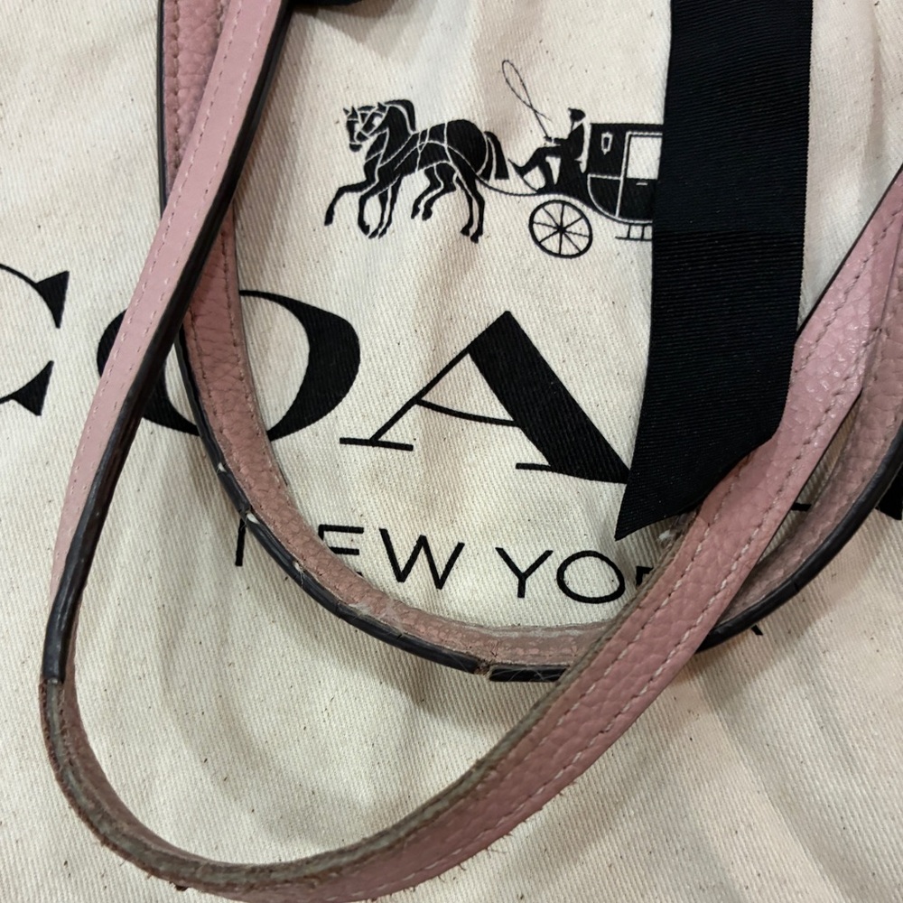Coach Pink Women's tote Bag-preowned - Picture 11 of 13